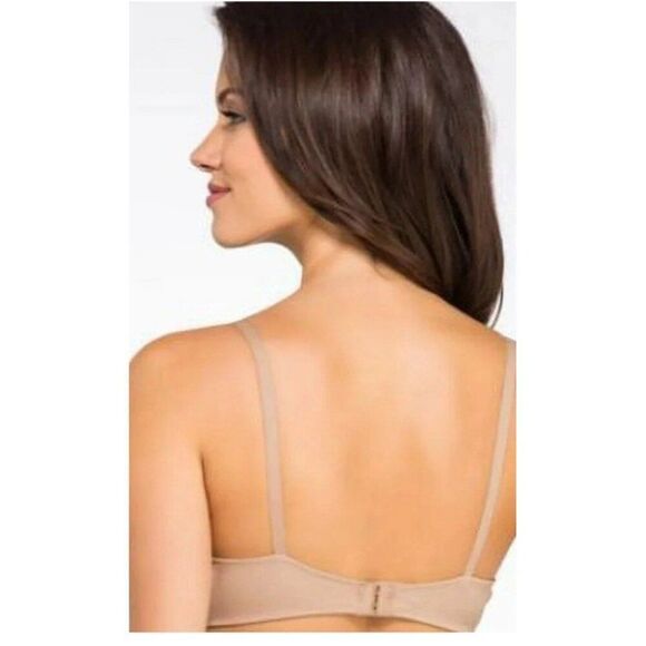 Maidenform 38 DD Demi Underwire T Shirt Bra Cream 38DD Lightly Padded NWT - Picture 2 of 5